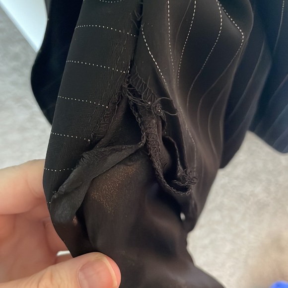 Asymmetrical WHBM Pinstripe Sheath Dress - Picture 5 of 5